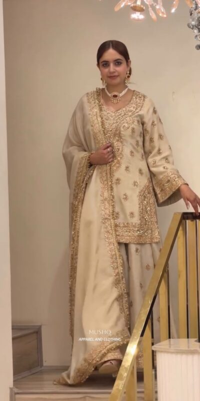AD 236 Cream Color Chinon Silk Salwar Suit with Embroidery Work. Online Get it for ₹2149. Delivery 4-6 Working Days. Shop now. | Jump Suits, Straight Suits, Casual Suits, Creative suits, Designer Suits, Palazzo Suits, Party Wear Suits, Patiala Suits, Salwar suit