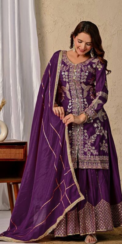 MD 3055 Wine Color Chinon Silk Salwar Suit with Embroidery Work. Online Get it for ₹2149. Delivery 4-6 Working Days. Shop now. | Jump Suits, Straight Suits, Casual Suits, Creative suits, Designer Suits, Palazzo Suits, Party Wear Suits, Patiala Suits, Salwar suit