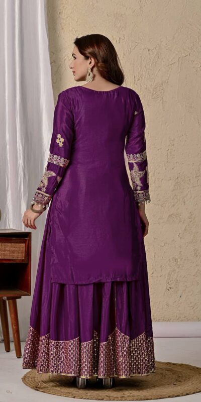MD 3055 Wine Color Chinon Silk Salwar Suit with Embroidery Work. Online Get it for ₹2149. Delivery 4-6 Working Days. Shop now. | Jump Suits, Straight Suits, Casual Suits, Creative suits, Designer Suits, Palazzo Suits, Party Wear Suits, Patiala Suits, Salwar suit