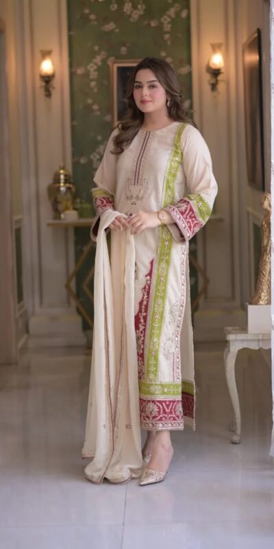 AD 238 Cream Roman Silk Salwar Suit Perfect for Wedding, Party, Lohri, Onam, Reception – . Grab it for ₹2399. Delivery 4-6 Working Days. Shop now. | Jump Suits, Straight Suits, Casual Suits, Creative suits, Designer Suits, Palazzo Suits, Party Wear Suits, Patiala Suits, Salwar suit