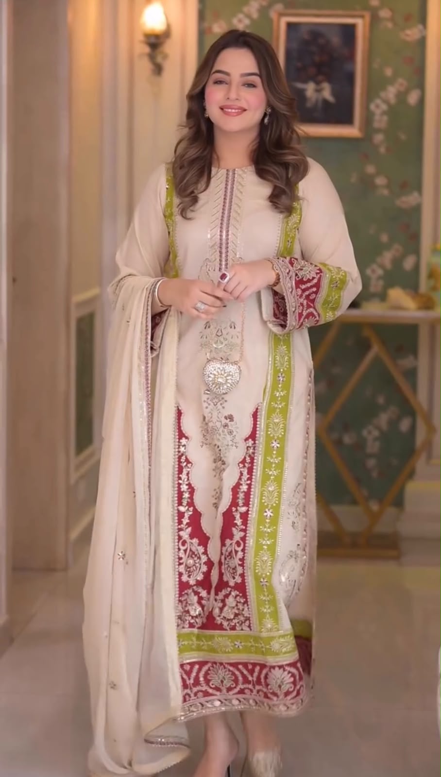 AD 238 Cream Roman Silk Salwar Suit Perfect for Wedding, Party, Lohri, Onam, Reception – . Grab it for ₹2399. Delivery 4-6 Working Days. Shop now. | Jump Suits, Straight Suits, Casual Suits, Creative suits, Designer Suits, Palazzo Suits, Party Wear Suits, Patiala Suits, Salwar suit