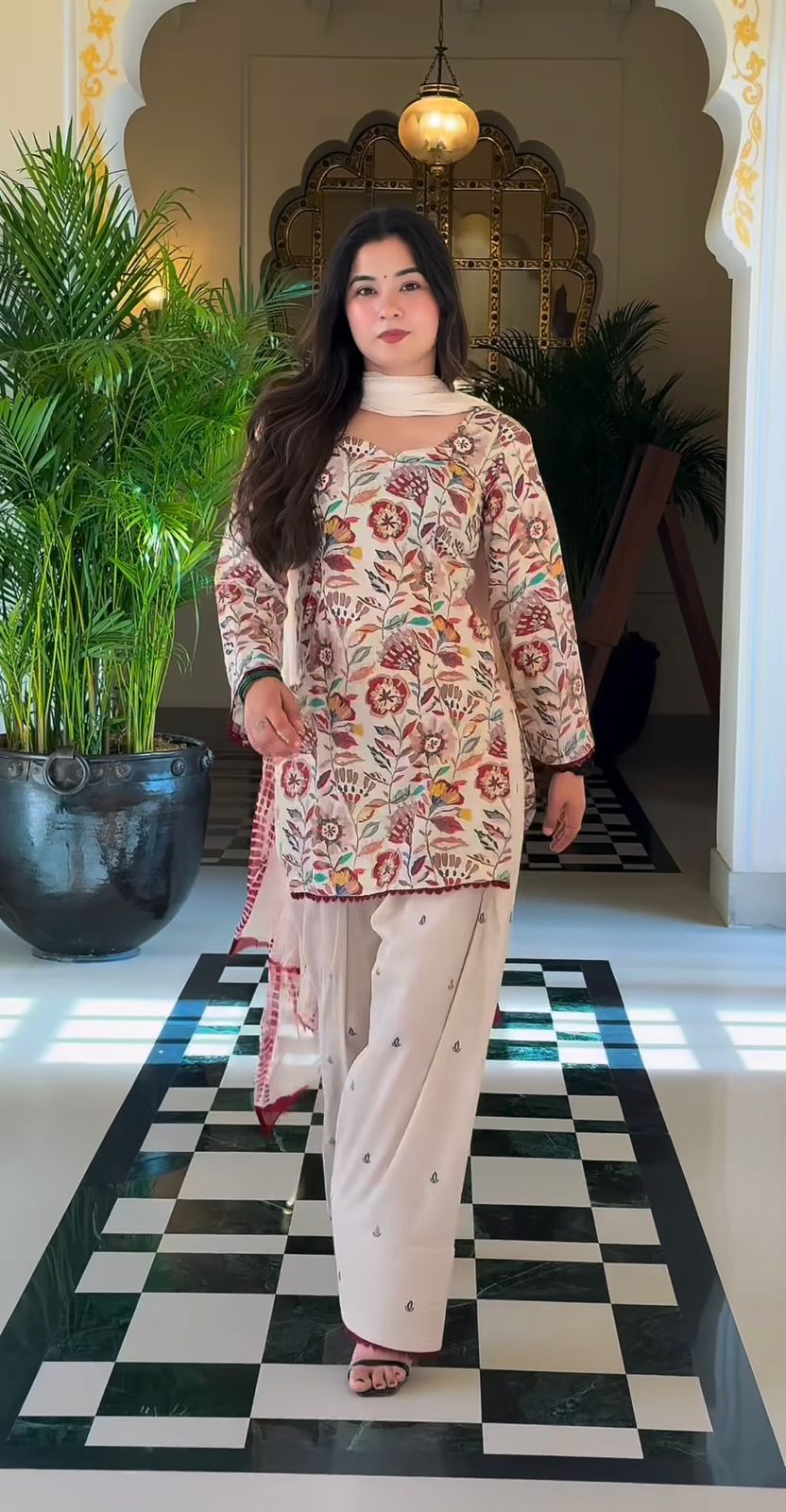MF 532 Cream Color Cream Cambric Cotton Salwar Suit with Digital Print. Get it for ₹1999. Delivery 4-6 Working Days. Shop now. | Jump Suits, Straight Suits, Casual Suits, Creative suits, Designer Suits, Palazzo Suits, Party Wear Suits, Patiala Suits, Salwar suit