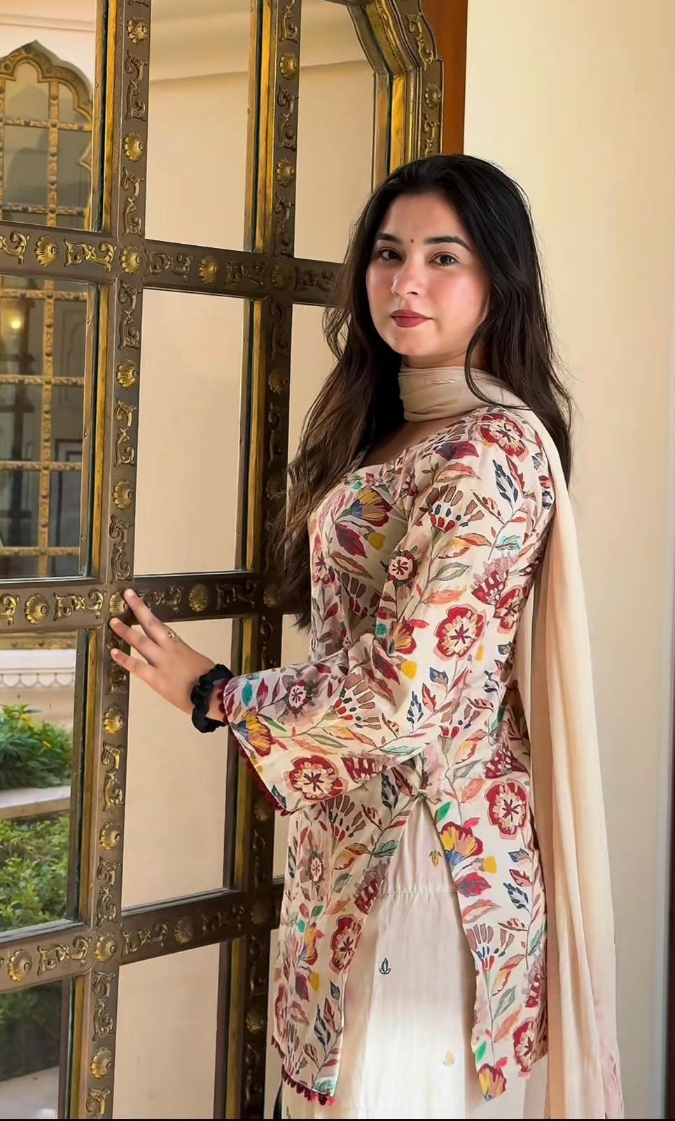 MF 532 Cream Color Cream Cambric Cotton Salwar Suit with Digital Print. Get it for ₹1999. Delivery 4-6 Working Days. Shop now. | Jump Suits, Straight Suits, Casual Suits, Creative suits, Designer Suits, Palazzo Suits, Party Wear Suits, Patiala Suits, Salwar suit