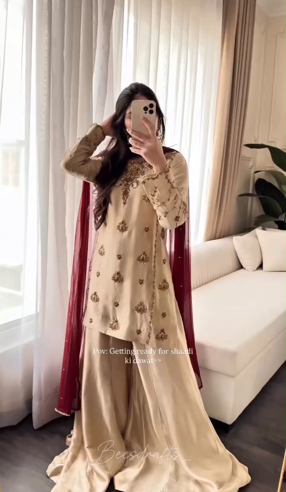 WW 1272 Cream Pure Natural Crep Salwar Suit with Moti Work & Embroidery Work. Affordable Price ₹1949. Delivery 4-6 Working Days. Shop now. | Jump Suits, Straight Suits, Casual Suits, Creative suits, Designer Suits, Palazzo Suits, Party Wear Suits, Patiala Suits, Salwar suit