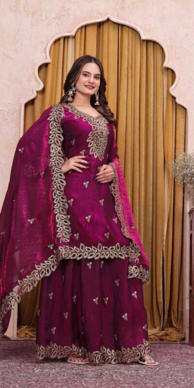 FE 141 Wine Fendy Silk Salwar Suit with Mirror Work & Embroidery Work. Best Price ₹2449. Delivery 4-6 Working Days. Shop now. | Jump Suits, Straight Suits, Casual Suits, Creative suits, Designer Suits, Palazzo Suits, Party Wear Suits, Patiala Suits, Salwar suit