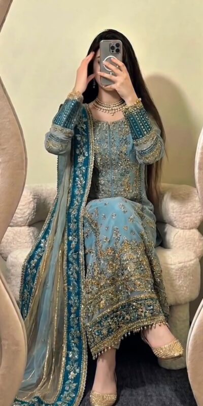 ZSR 3175 Blue Fox Georgette Salwar Suit with Embroidery Work & Sequins Work. Grab it for ₹2399. Delivery 4-6 Working Days. Shop now. | Jump Suits, Straight Suits, Casual Suits, Creative suits, Designer Suits, Palazzo Suits, Party Wear Suits, Patiala Suits, Salwar suit