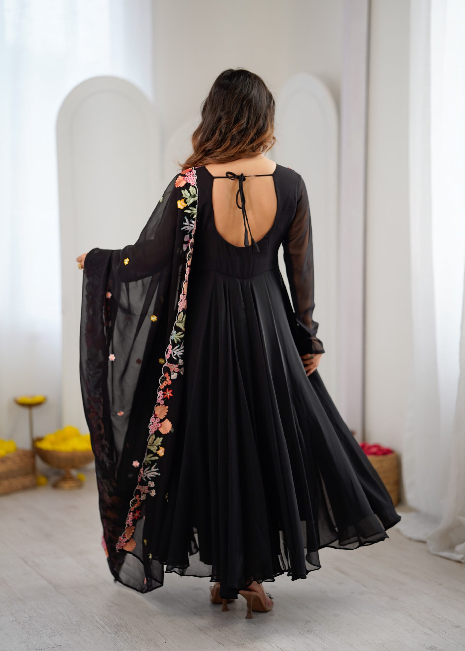 NSR 901 Black Faux Georgette Salwar Suit with Lace Work & Embroidery Work. Introductory Price ₹2099. Delivery 4-6 Working Days. Shop now. | Jump Suits, Straight Suits, Casual Suits, Creative suits, Designer Suits, Palazzo Suits, Party Wear Suits, Patiala Suits, Salwar suit
