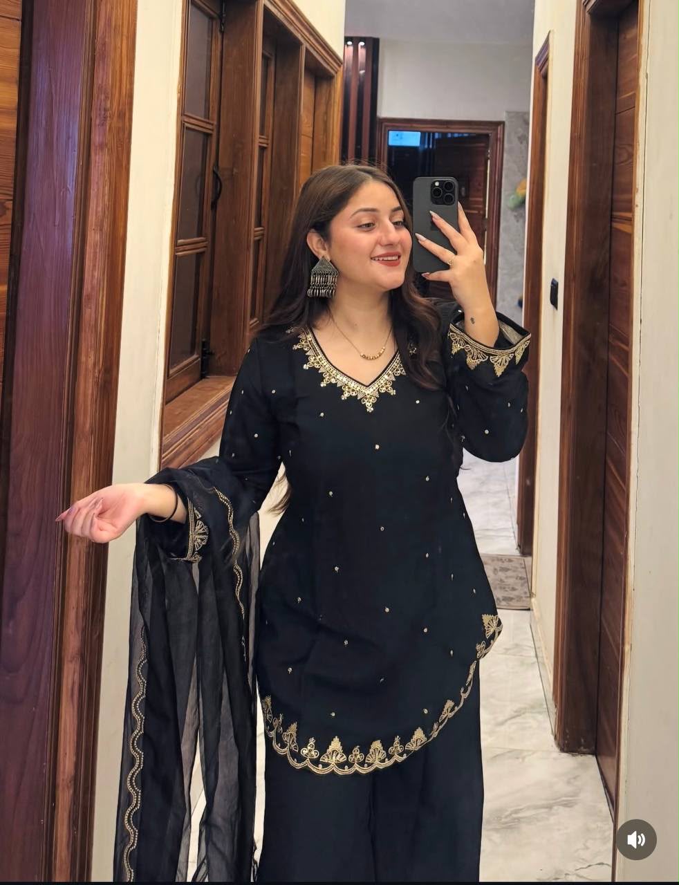 WW 1247 Black Roman Silk Salwar Suit with Embroidery Work & Sequins Work. Now at just ₹1899. Delivery 4-6 Working Days. Shop now. | Jump Suits, Straight Suits, Casual Suits, Creative suits, Designer Suits, Palazzo Suits, Party Wear Suits, Patiala Suits, Salwar suit