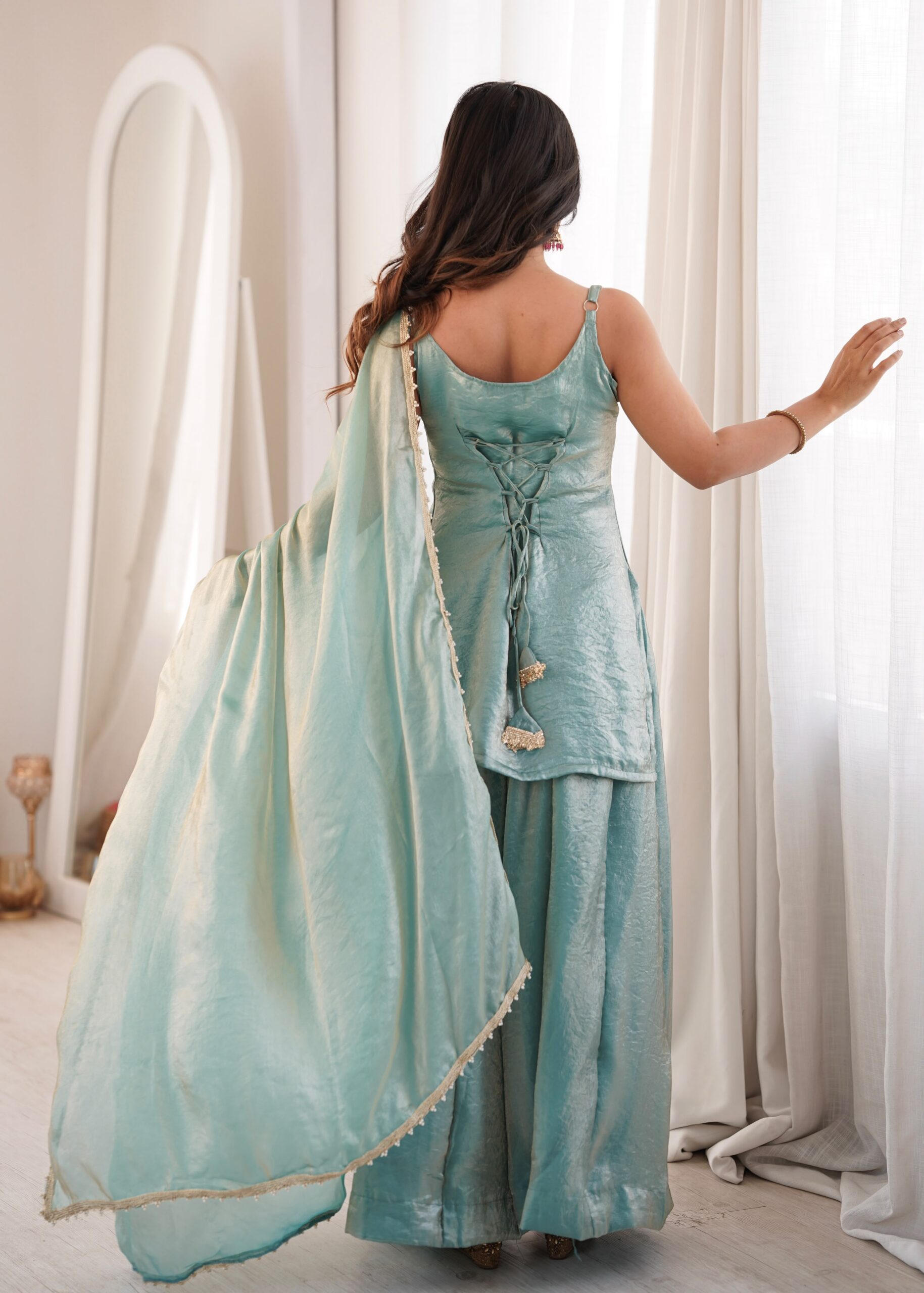 ZSR 3177 Sea Green in Doremon Crush Embroidery Work & Mirror Work Salwar Suit . Best Price ₹2099. Delivery 4-6 Working Days. Shop now. | Jump Suits, Straight Suits, Casual Suits, Creative suits, Designer Suits, Palazzo Suits, Party Wear Suits, Patiala Suits, Salwar suit