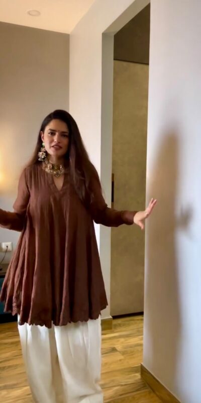 ST 248 Brown Brown Mal Chanderi Salwar Suit Perfect for Wedding, Party, Baisakhi, Housewarming, Sangeet – Introductory Price ₹1899. Delivery 4-6 Working D | Jump Suits, Straight Suits, Casual Suits, Creative suits, Designer Suits, Palazzo Suits, Party Wear Suits, Patiala Suits, Salwar suit