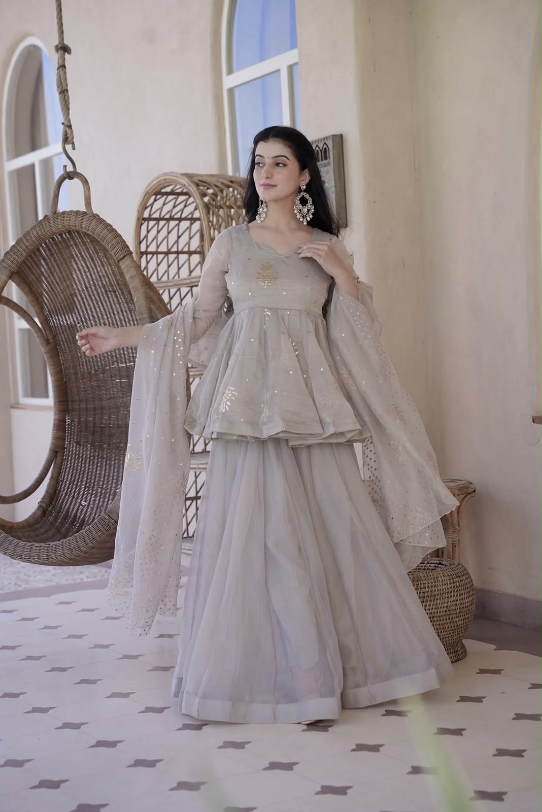 RTC 6046 Grey Grey Tabby Silk Salwar Suit. Perfect for Wedding, Party, Mehendi, Eid, Raksha Bandhan – Exclusive Offer ₹2399. Delivery 4-6 Working Days. | Jump Suits, Straight Suits, Casual Suits, Creative suits, Designer Suits, Palazzo Suits, Party Wear Suits, Patiala Suits, Salwar suit