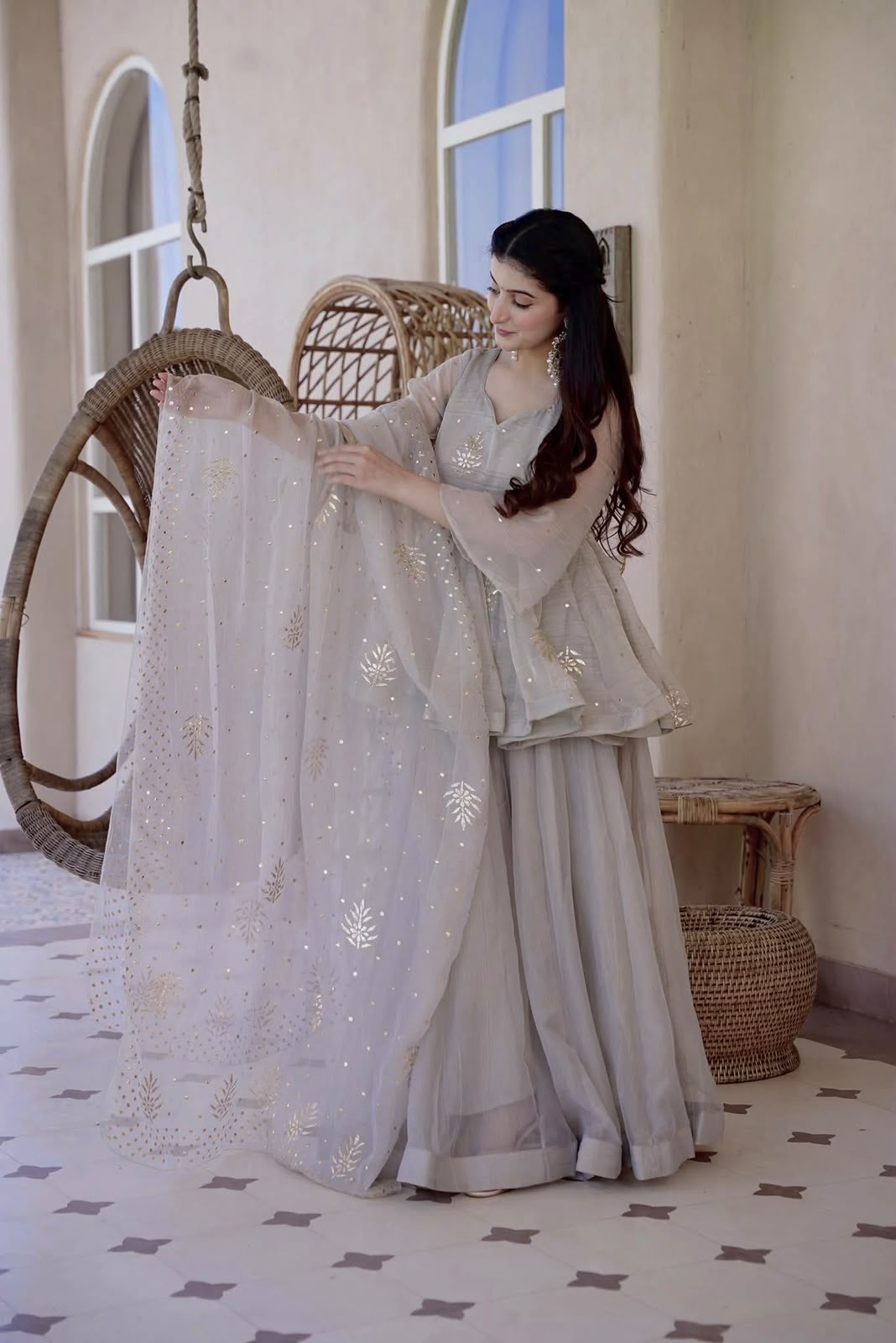 RTC 6046 Grey Grey Tabby Silk Salwar Suit. Perfect for Wedding, Party, Mehendi, Eid, Raksha Bandhan – Exclusive Offer ₹2399. Delivery 4-6 Working Days. | Jump Suits, Straight Suits, Casual Suits, Creative suits, Designer Suits, Palazzo Suits, Party Wear Suits, Patiala Suits, Salwar suit