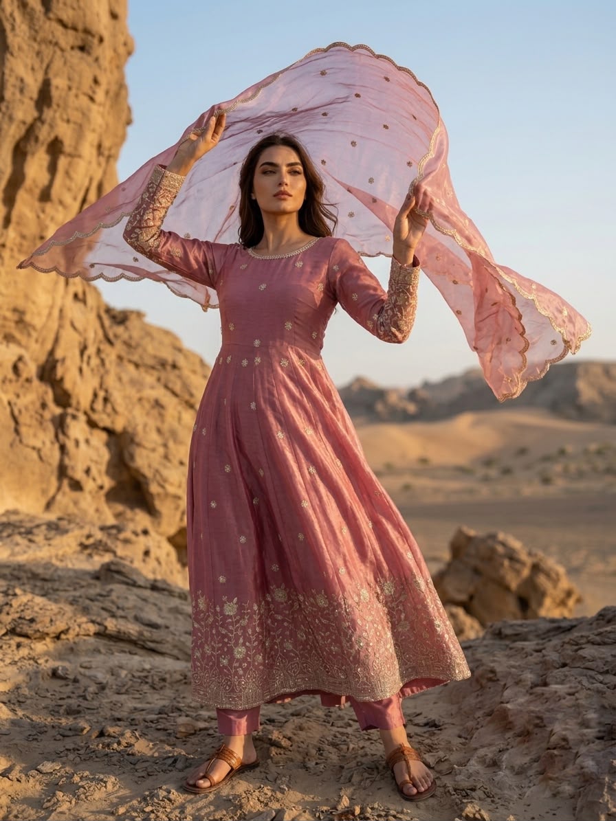 JF 052 Peach Fendy Silk Gown with Sequins Work & Thread Embroidery. Now at just ₹2399. Delivery 4-6 Working Days. Shop now. | Bollywood Gowns, Creative Gowns, Designer Gowns, Embroidered Gowns, Gowns, Party Wear Gowns