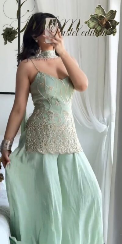 PST 1200 Pista Faux Georgette Salwar Suit erfect for Wedding, Party, Mehendi, Pongal, Reception – . Available at ₹1899 only. Delivery 4-6 Working Days | Jump Suits, Straight Suits, Casual Suits, Creative suits, Designer Suits, Palazzo Suits, Party Wear Suits, Patiala Suits, Salwar suit