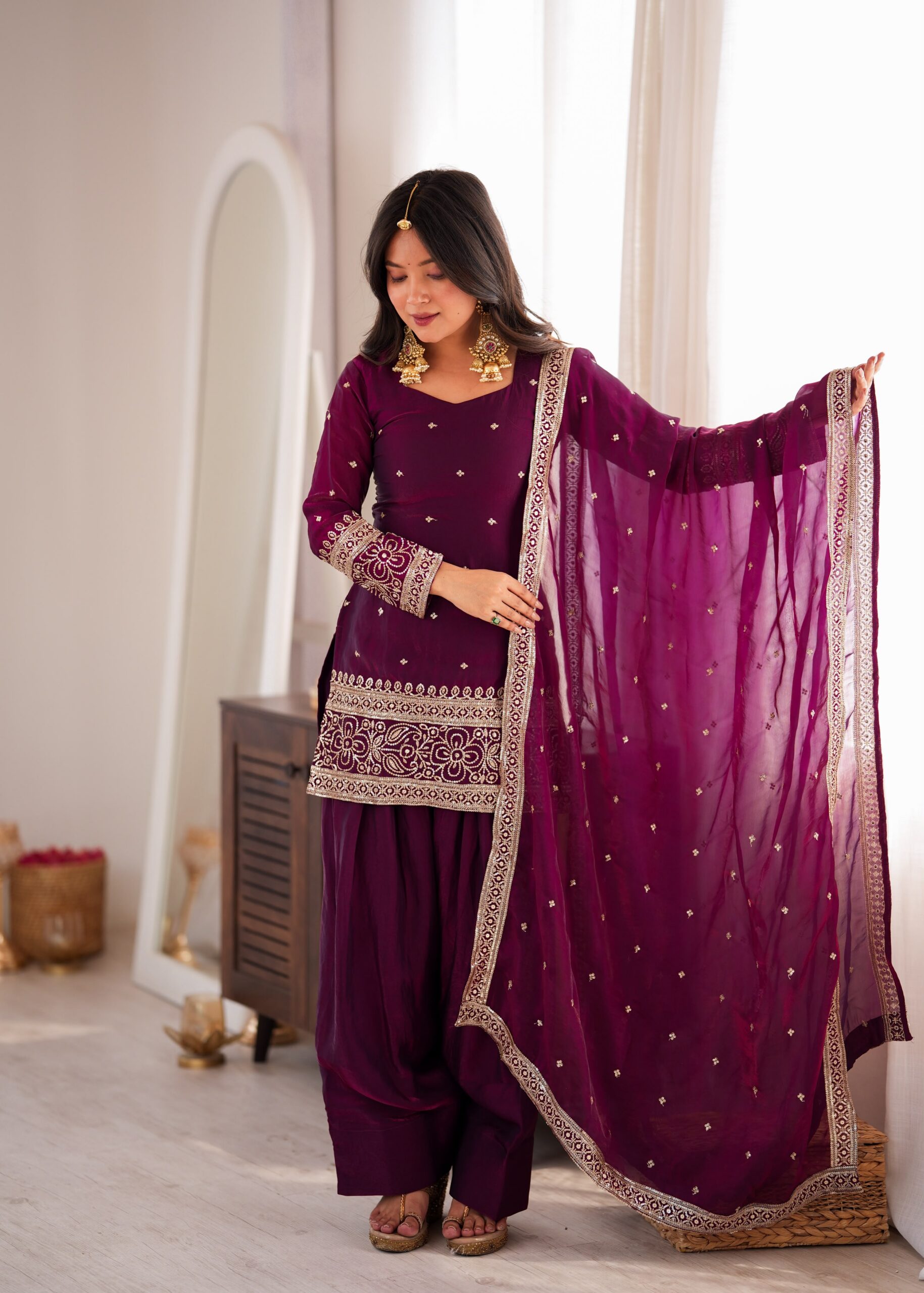 KB 310 Wine in Wine Fendy Silk Embroidery Work & Sequins Work Salwar Suit . Now at just ₹2049. Delivery 4-6 Working Days. Shop now. | Jump Suits, Straight Suits, Casual Suits, Creative suits, Designer Suits, Palazzo Suits, Party Wear Suits, Patiala Suits, Salwar suit