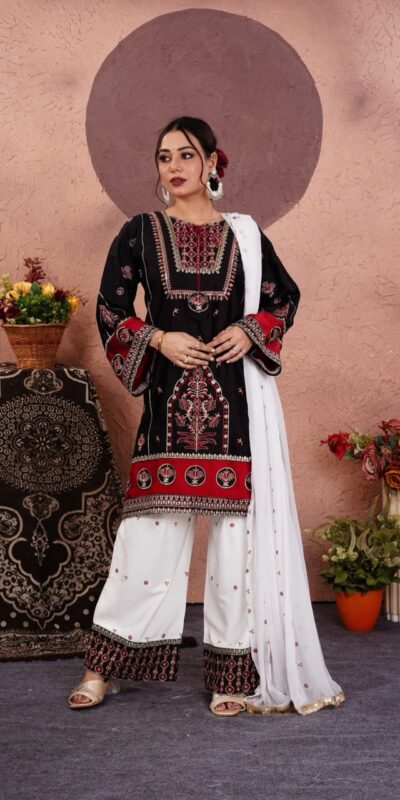 SKF 1731 Black Color Natural Crep Salwar Suit with Embroidery Work. Wedding, Party, Festive, Best Price ₹2149. Delivery 4-6 Working Days. Shop now. | Jump Suits, Straight Suits, Casual Suits, Creative suits, Designer Suits, Palazzo Suits, Party Wear Suits, Patiala Suits, Salwar suit