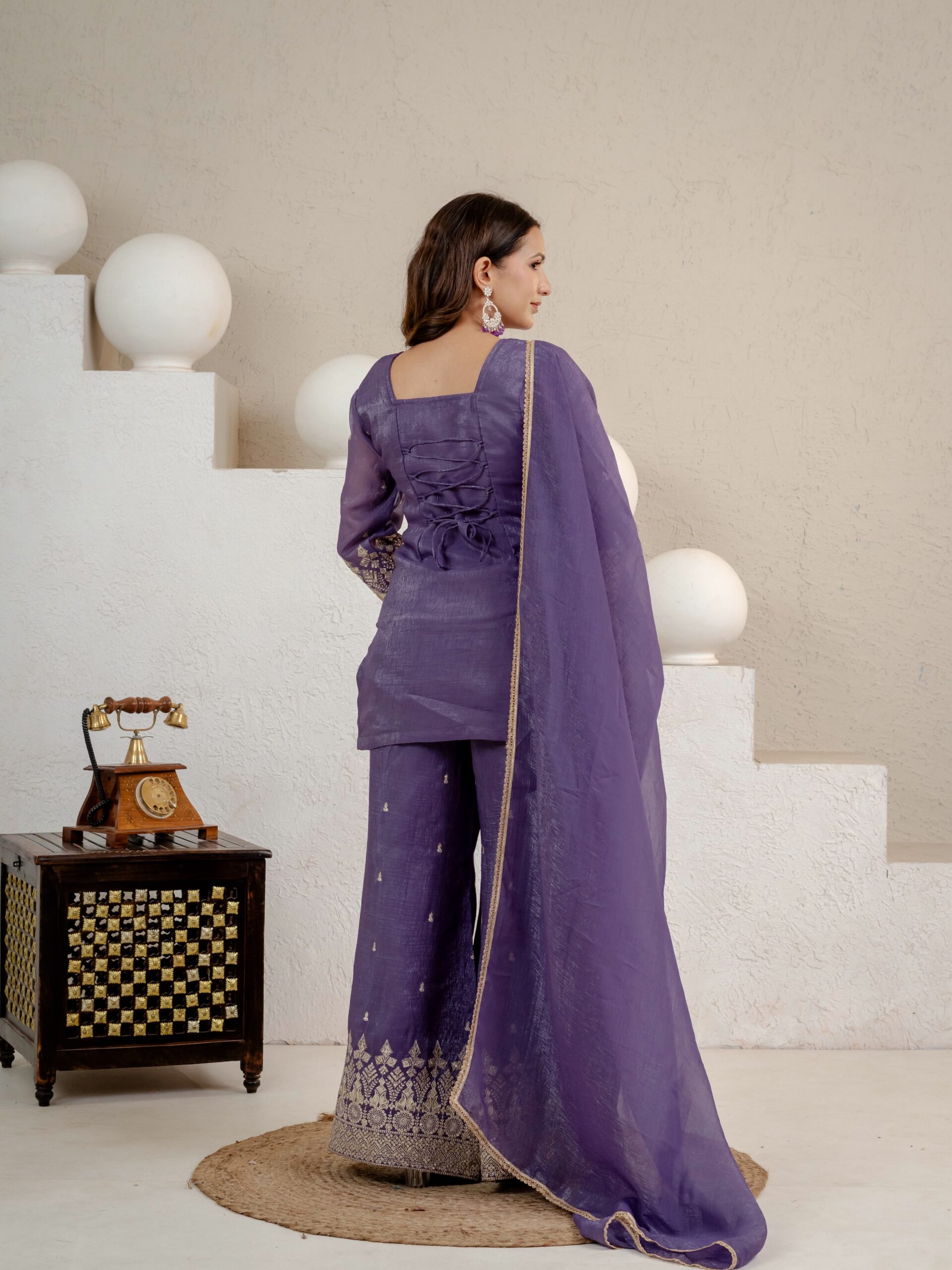 MD 3103 Lavender Crunchy Silk Salwar Suit with Embroidery Work & Sequins Work. Exclusive Offer ₹2399. Delivery 4-6 Working Days. Shop now. | Jump Suits, Straight Suits, Casual Suits, Creative suits, Designer Suits, Palazzo Suits, Party Wear Suits, Patiala Suits, Salwar suit
