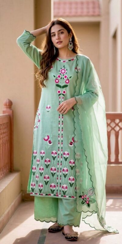 KF 1730 Sea Green Vertical Salwar Suit with Cut Work & Embroidery Work. Get it for ₹2099. Delivery 4-6 Working Days. Shop now. | Jump Suits, Straight Suits, Casual Suits, Creative suits, Designer Suits, Palazzo Suits, Party Wear Suits, Patiala Suits, Salwar suit