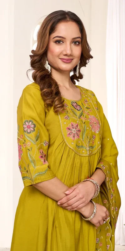 DIVA 136 Mustered in Viscose Roman Silk Embroidery Work & Hand Work Salwar Suit . Best Price ₹2099. Delivery 4-6 Working Days. Shop now. | Jump Suits, Straight Suits, Casual Suits, Creative suits, Designer Suits, Palazzo Suits, Party Wear Suits, Patiala Suits, Salwar suit