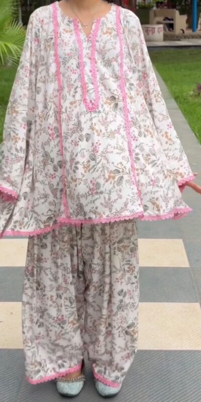 SRK 3180 Pink Natural Crep Lace Work & Digital Print Salwar Suit . Exclusive Offer ₹1949. Delivery 4-6 Working Days. Shop now. | Jump Suits, Straight Suits, Casual Suits, Creative suits, Designer Suits, Palazzo Suits, Party Wear Suits, Patiala Suits, Salwar suit