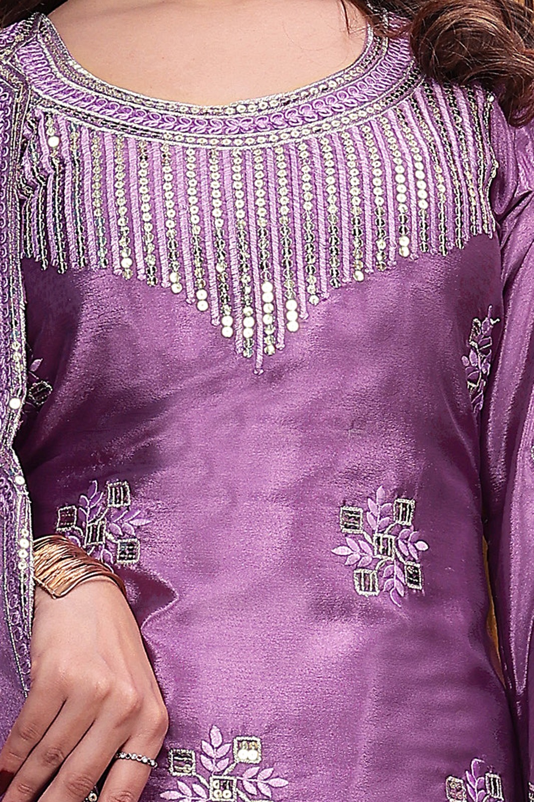 FE 142 Lavender in Chinon Embroidery Work & Sequins Work Salwar Suit . Special Price ₹2149. Delivery 4-6 Working Days. Shop now. | Jump Suits, Straight Suits, Casual Suits, Creative suits, Designer Suits, Palazzo Suits, Party Wear Suits, Patiala Suits, Salwar suit