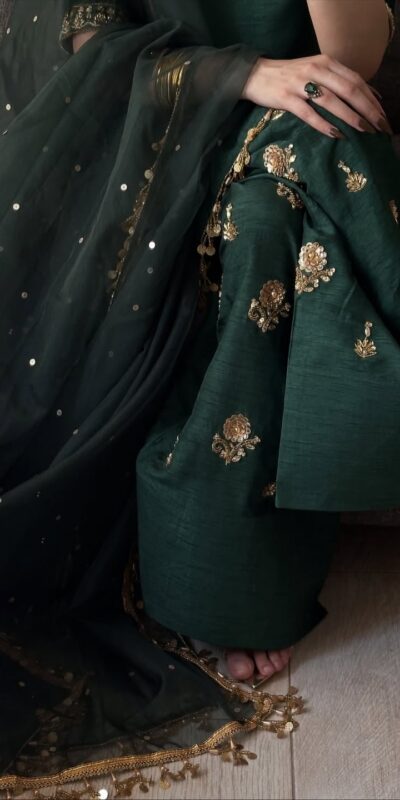 MF 535 Teal Green Aada Slab Silk Salwar Suit with Embroidery Work & Mirror Work. Festive Deal ₹2399. Delivery 4-6 Working Days. Shop now. | Jump Suits, Straight Suits, Casual Suits, Creative suits, Designer Suits, Palazzo Suits, Party Wear Suits, Patiala Suits, Salwar suit