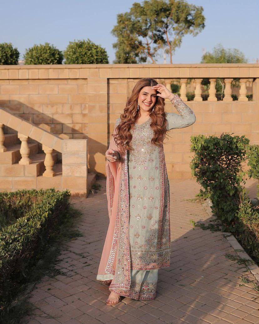 ZD 10099 Blue Fox Georgette Salwar Suit with Sequins Work & Embroidery Work. Get it for ₹2399. Delivery 4-6 Working Days. Shop now. | Jump Suits, Straight Suits, Casual Suits, Creative suits, Designer Suits, Palazzo Suits, Party Wear Suits, Patiala Suits, Salwar suit