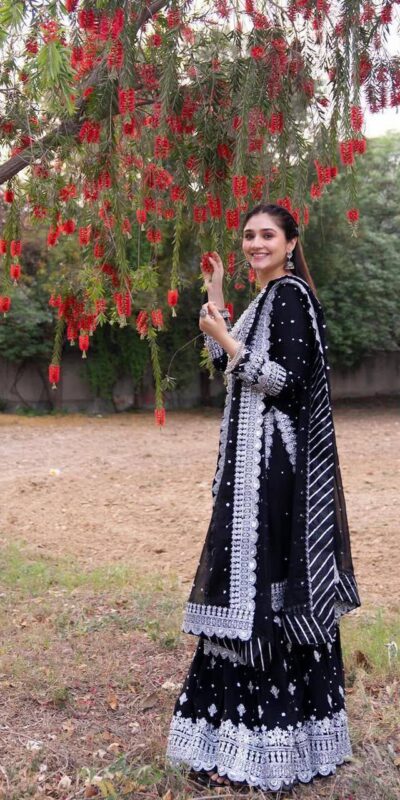 ZB 5064 Black Faux Georgette Salwar Suit with Embroidery Work. Available at ₹2049 only. Delivery 4-6 Working Days. Shop now. | Jump Suits, Straight Suits, Casual Suits, Creative suits, Designer Suits, Palazzo Suits, Party Wear Suits, Patiala Suits, Salwar suit