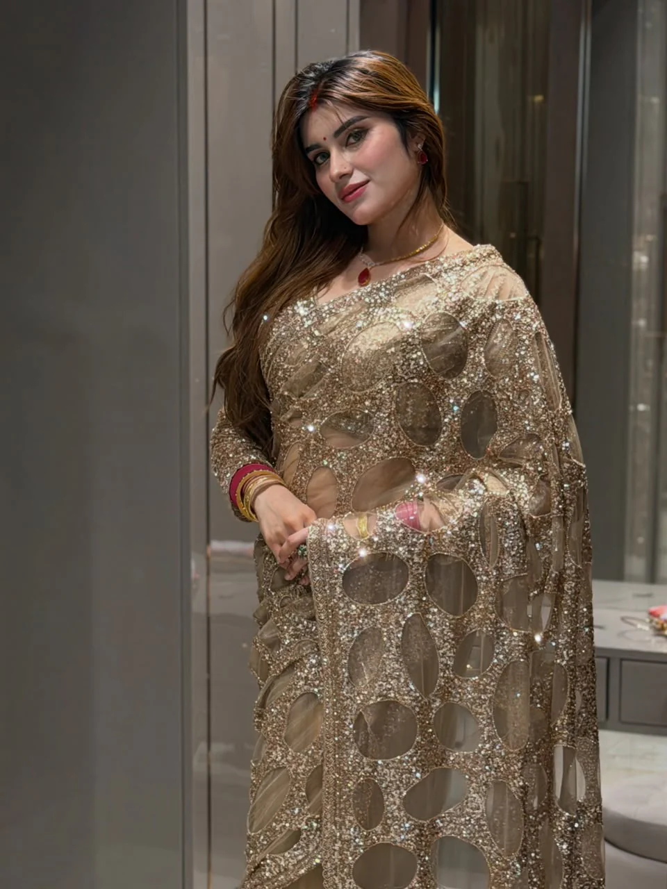 DF 3489 Golden Butterfly Net Saree Sequence with Work & Zari Work. Introductory Price ₹1899. Delivery 4-6 Working Days. Shop now. | Bollywood Sarees, Creative Sarees, Designer Sarees, Embroidered Sarees, Ethnic Saree, Modern Digital sarees, Party Wear Sarees, Sarees