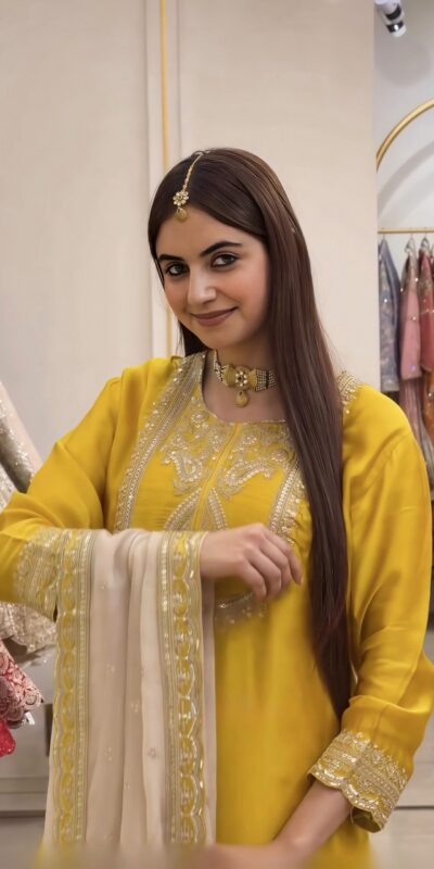 NSR 908 Yellow Color Chinon Silk Salwar Suit with Embroidery Work. Online Get it for ₹2399. Delivery 4-6 Working Days. Shop now. | Jump Suits, Straight Suits, Casual Suits, Creative suits, Designer Suits, Palazzo Suits, Party Wear Suits, Patiala Suits, Salwar suit