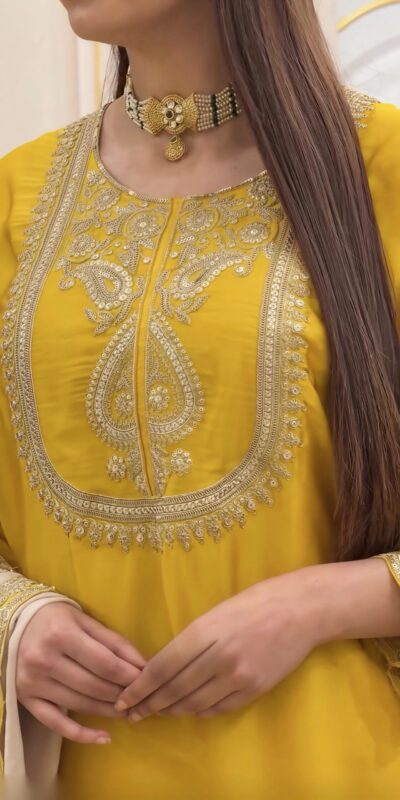 NSR 908 Yellow Color Chinon Silk Salwar Suit with Embroidery Work. Online Get it for ₹2399. Delivery 4-6 Working Days. Shop now. | Jump Suits, Straight Suits, Casual Suits, Creative suits, Designer Suits, Palazzo Suits, Party Wear Suits, Patiala Suits, Salwar suit