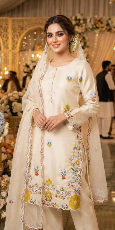 LG 2132 Off Whiten Glass Roman Salwar Suit with Embroidery Work. Introductory Price ₹2349. Delivery 4-6 Working Days. Shop now. | Jump Suits, Straight Suits, Casual Suits, Creative suits, Designer Suits, Palazzo Suits, Party Wear Suits, Patiala Suits, Salwar suit