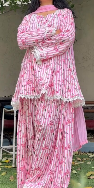 NSR 905 Pink Pure Natural Crep Salwar Suit with Moti Work & Embroidery Work. Affordable Price ₹2149. Delivery 4-6 Working Days. Shop now. | Jump Suits, Straight Suits, Casual Suits, Creative suits, Designer Suits, Palazzo Suits, Party Wear Suits, Patiala Suits, Salwar suit