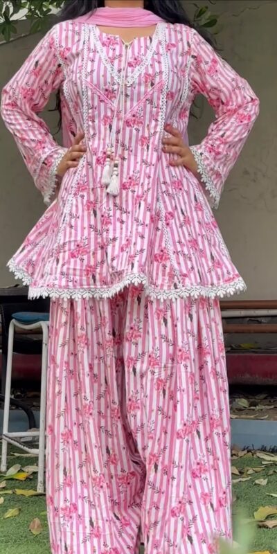 NSR 905 Pink Pure Natural Crep Salwar Suit with Moti Work & Embroidery Work. Affordable Price ₹2149. Delivery 4-6 Working Days. Shop now. | Jump Suits, Straight Suits, Casual Suits, Creative suits, Designer Suits, Palazzo Suits, Party Wear Suits, Patiala Suits, Salwar suit