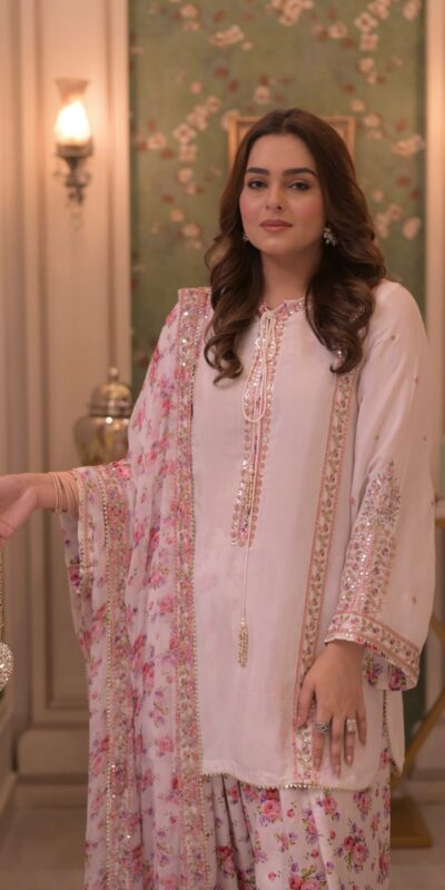 JF 057 White Pure Natural Crep Salwar Suit with Moti Work & Embroidery Work. Affordable Price ₹2349. Delivery 4-6 Working Days. Shop now. | Jump Suits, Straight Suits, Casual Suits, Creative suits, Designer Suits, Palazzo Suits, Party Wear Suits, Patiala Suits, Salwar suit