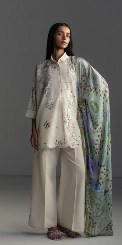 FC 1228 Cream Cambric Cotton Salwar Suit with Digital Print & Embroidery Work. Festive Deal ₹2499. Delivery 4-6 Working Days. Shop now. | Jump Suits, Straight Suits, Casual Suits, Creative suits, Designer Suits, Palazzo Suits, Party Wear Suits, Patiala Suits, Salwar suit