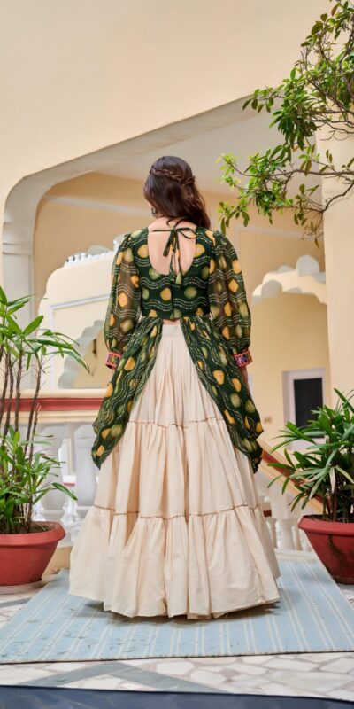 Ram 131 Green in Pure Cotton Mirror Work & Gamthi Work Lehenga Choli . Exclusive Offer ₹2949. Delivery 4-6 Working Days. Shop now. | Bollywood Lehenga, Creative Lehenga, Designer Lehenga, Embroidered Lehenga, Lehenga, Party Wear Lehenga