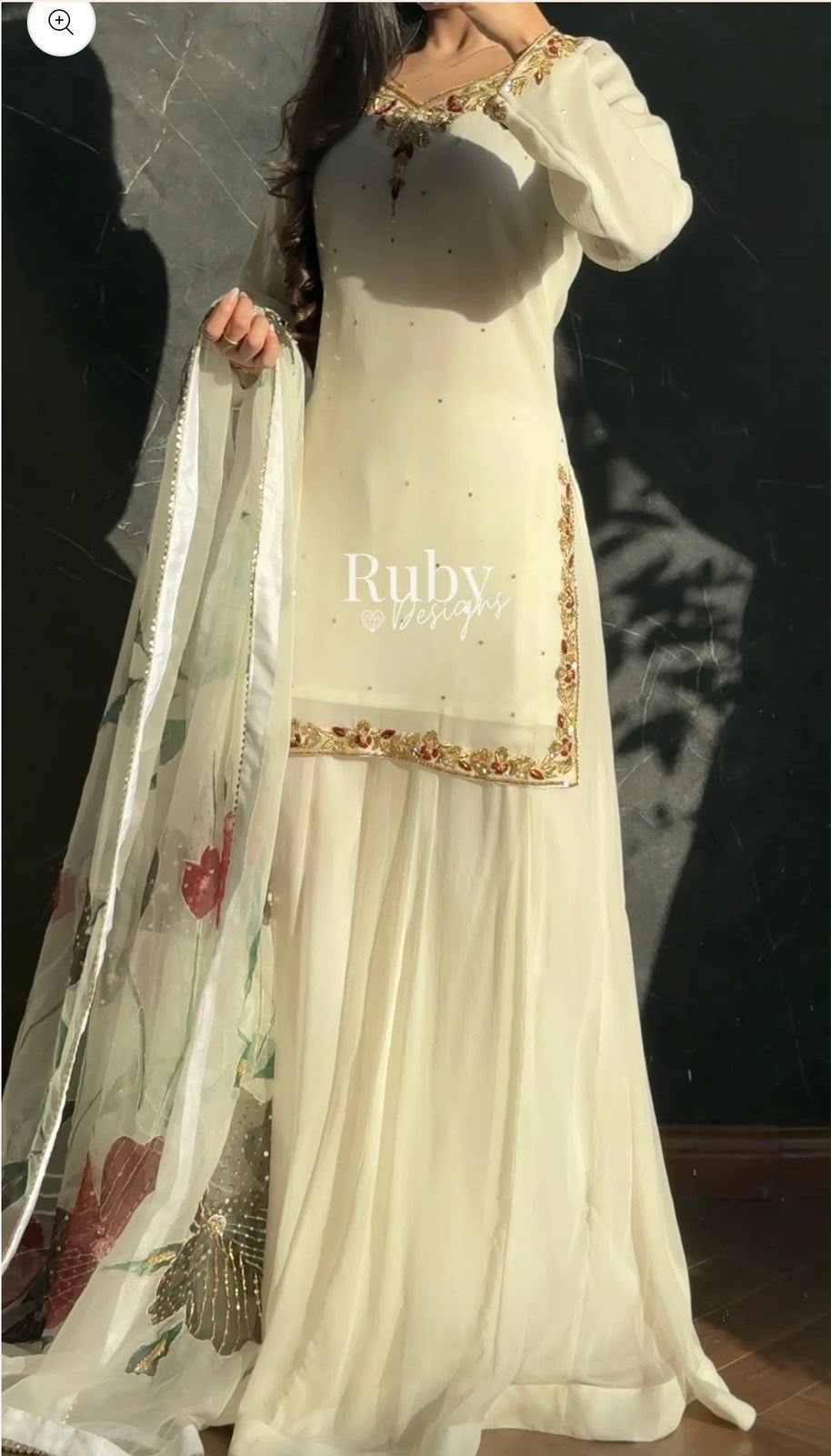 WW 1263 Off White Faux Georgette Salwar Suit with Mirror Work & Embroidery Work. Get it for ₹2149. Delivery 4-6 Working Days. Shop now. | Jump Suits, Straight Suits, Casual Suits, Creative suits, Designer Suits, Palazzo Suits, Party Wear Suits, Patiala Suits, Salwar suit