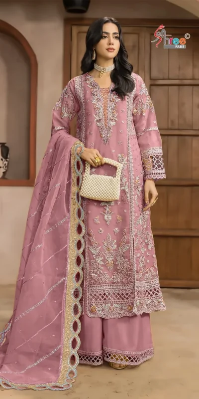 FC 1232 Pink| Chiffon Salwar Suit with Embroidery Work & Sequins Work. Introductory Price ₹2649. Delivery 4-6 Working Days. Shop now. | Jump Suits, Straight Suits, Casual Suits, Creative suits, Designer Suits, Palazzo Suits, Party Wear Suits, Patiala Suits, Salwar suit
