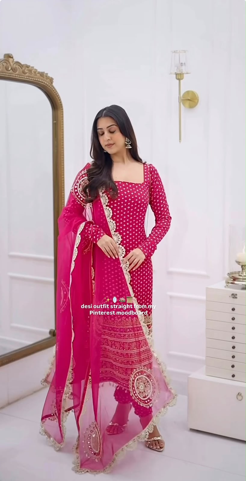 NSR 912 Pink Faux Georgette Salwar Suit with Mirror Work & Embroidery Work. Get it for ₹2349. Delivery 4-6 Working Days. Shop now. | Jump Suits, Straight Suits, Casual Suits, Creative suits, Designer Suits, Palazzo Suits, Party Wear Suits, Patiala Suits, Salwar suit