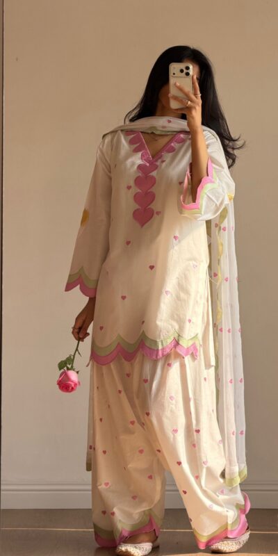 BE 490 White Mul Chanderi Salwar Suit with Embroidery Work & Sequins Work. Festive Deal ₹2399. Delivery 4-6 Working Days. Shop nowp | Jump Suits, Straight Suits, Casual Suits, Creative suits, Designer Suits, Palazzo Suits, Party Wear Suits, Patiala Suits, Salwar suit