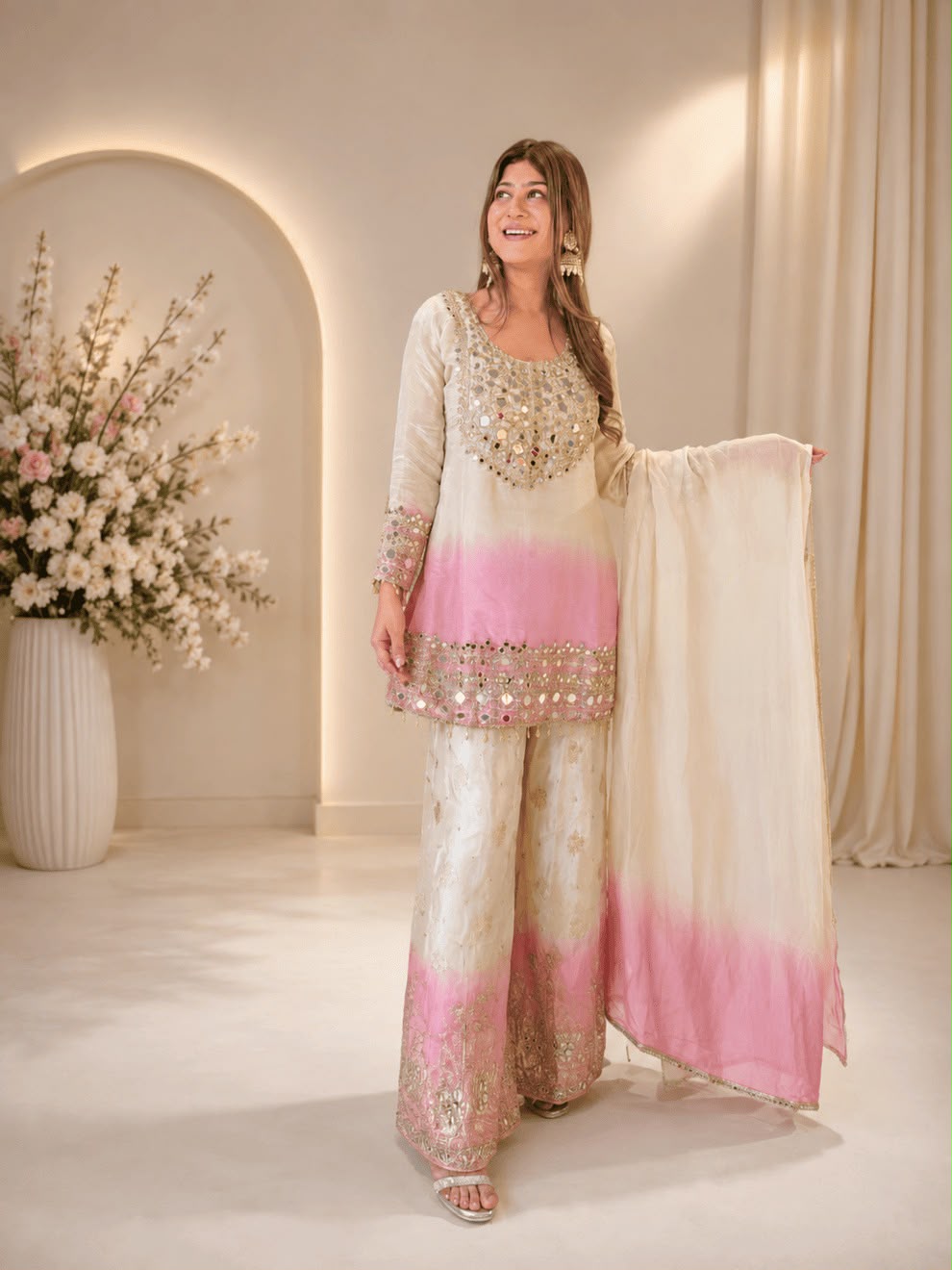 BE 491 Pink in Star Georgette Embroidery Work Salwar Suit . Introductory Price ₹2349. Delivery 4-6 Working Days. Shop now. | Jump Suits, Straight Suits, Casual Suits, Creative suits, Designer Suits, Palazzo Suits, Party Wear Suits, Patiala Suits, Salwar suit
