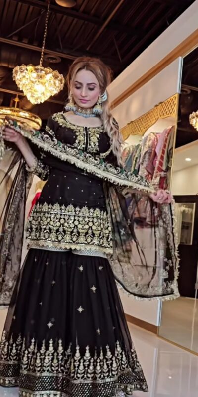 NF 1246 Black Faux Georgette Salwar Suit with Mirror Work & Embroidery Work. Get it for ₹2449. Delivery 4-6 Working Days. Shop now. | Jump Suits, Straight Suits, Casual Suits, Creative suits, Designer Suits, Palazzo Suits, Party Wear Suits, Patiala Suits, Salwar suit
