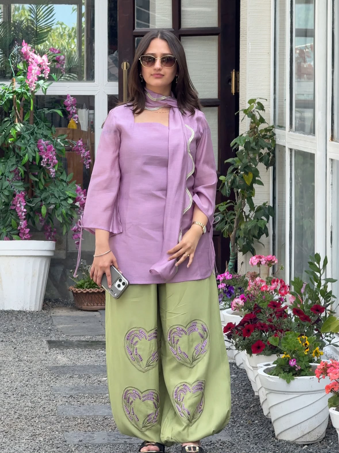 MD 3106 Lavender Mal Chanderi Salwar Suit Perfect for Wedding, Party, Baisakhi, Housewarming, Sangeet – Introductory Price ₹2249. Delivery 4-6 Working D | Jump Suits, Straight Suits, Casual Suits, Creative suits, Designer Suits, Palazzo Suits, Party Wear Suits, Patiala Suits, Salwar suit