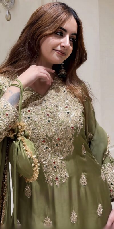 NSR 906 Mehandi Roman Silk Salwar Suit with Sequins Work & Embroidery Work. Available at ₹2449 only. Delivery 4-6 Working Days. Shop now. | Jump Suits, Straight Suits, Casual Suits, Creative suits, Designer Suits, Palazzo Suits, Party Wear Suits, Patiala Suits, Salwar suit