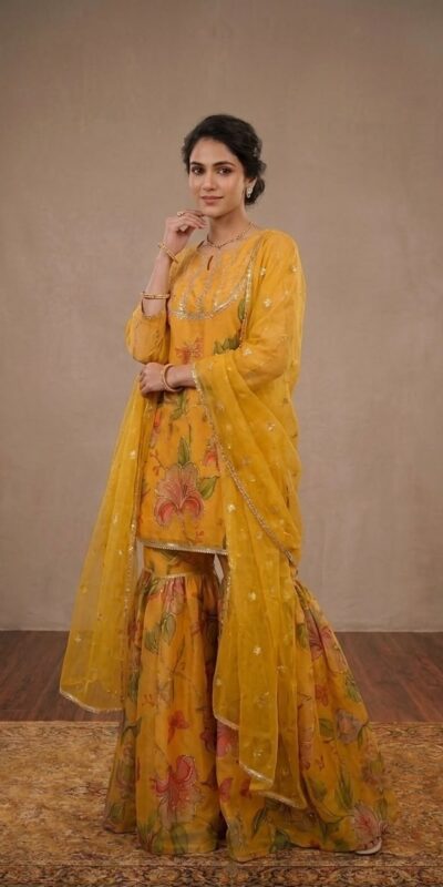 LG 2129 Yellow Soft Organza Salwar Suit with Embroidery Work & Cut Work. Available at ₹2499 only. Delivery 4-6 Working Days. Shop now. | Jump Suits, Straight Suits, Casual Suits, Creative suits, Designer Suits, Palazzo Suits, Party Wear Suits, Patiala Suits, Salwar suit