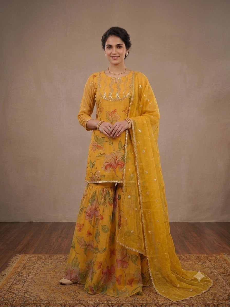 LG 2129 Yellow Soft Organza Salwar Suit with Embroidery Work & Cut Work. Available at ₹2499 only. Delivery 4-6 Working Days. Shop now. | Jump Suits, Straight Suits, Casual Suits, Creative suits, Designer Suits, Palazzo Suits, Party Wear Suits, Patiala Suits, Salwar suit