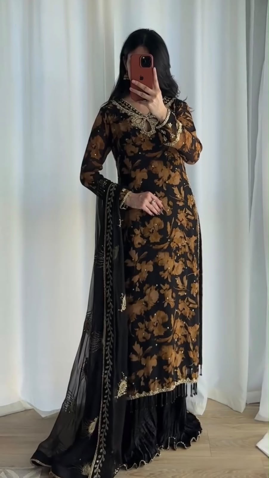 SRK 5366 Black l Faux Georgette Salwar Suit with Mirror Work & Embroidery Work. Get it for ₹2349. Delivery 4-6 Working Days. Shop now. | Jump Suits, Straight Suits, Casual Suits, Creative suits, Designer Suits, Palazzo Suits, Party Wear Suits, Patiala Suits, Salwar suit