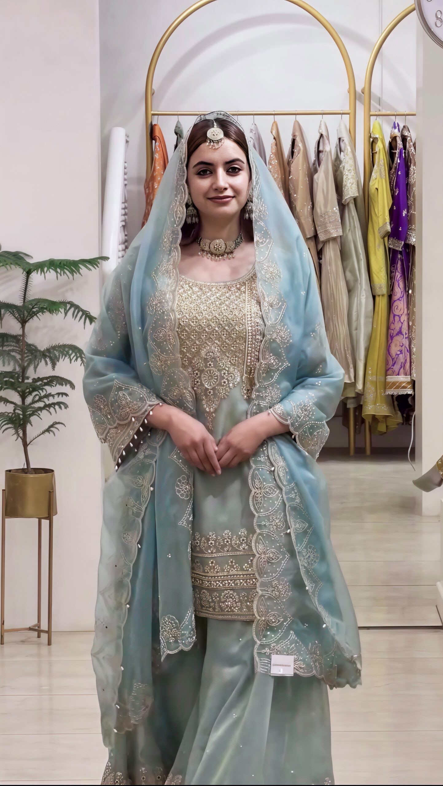 NSR 904 Dusty Blue Faux Georgette Salwar Suit with Mirror Work & Embroidery Work. Get it for ₹2399. Delivery 4-6 Working Days. Shop now. | Jump Suits, Straight Suits, Casual Suits, Creative suits, Designer Suits, Palazzo Suits, Party Wear Suits, Patiala Suits, Salwar suit