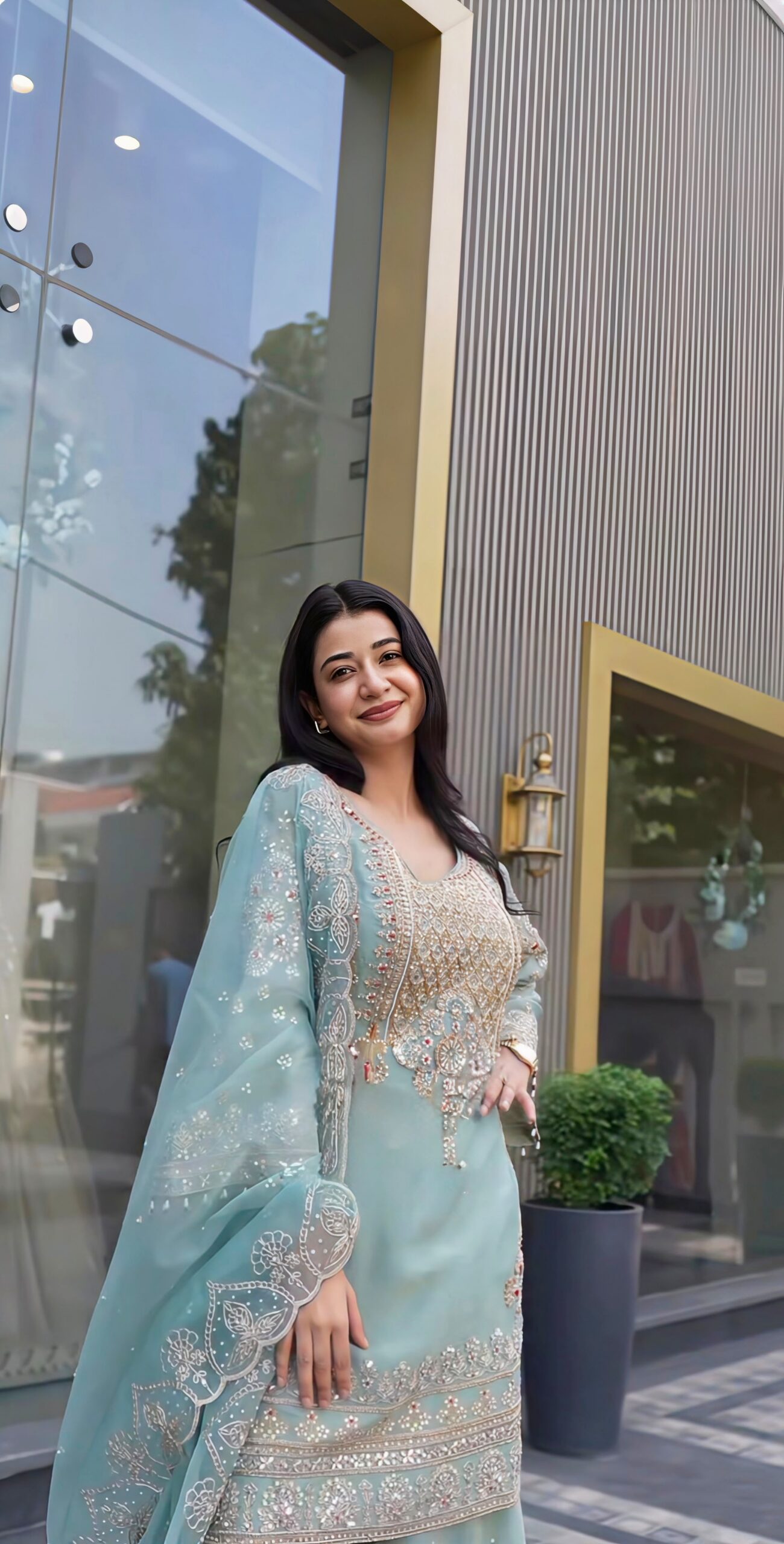 NSR 904 Dusty Blue Faux Georgette Salwar Suit with Mirror Work & Embroidery Work. Get it for ₹2399. Delivery 4-6 Working Days. Shop now. | Jump Suits, Straight Suits, Casual Suits, Creative suits, Designer Suits, Palazzo Suits, Party Wear Suits, Patiala Suits, Salwar suit